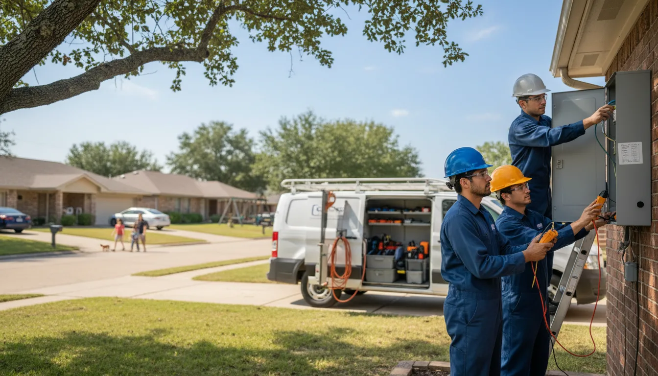 Certified electrician providing emergency electrical services in Primrose, NE